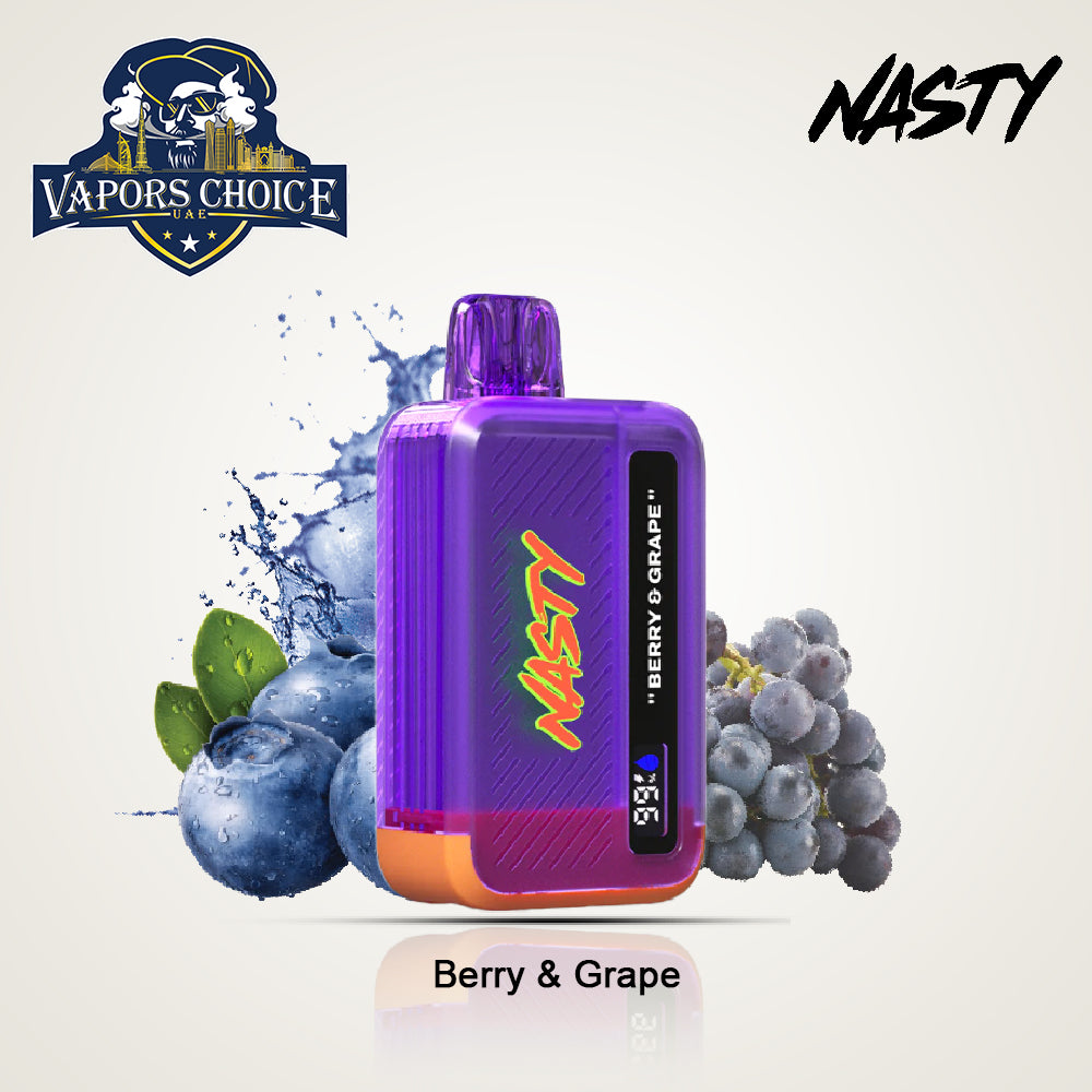 NASTY BAR DX8.5i (20mg) 8500 PUFFS - DISPOSABLE VAPE Berry & Gape UAE Abu Dhabi